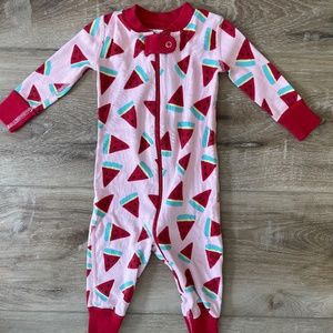 Hanna Andersson Pajamas, Watermelon Print, Size 6-12 months